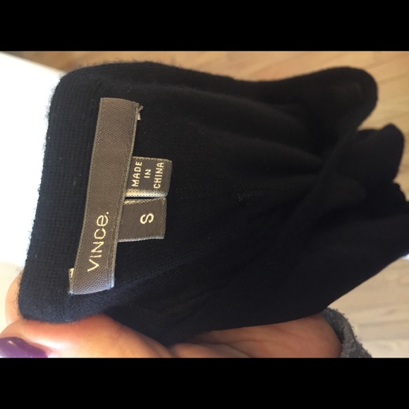 UEC Vince cashmere silk tunic long sleeve sheer S - Picture 7 of 8